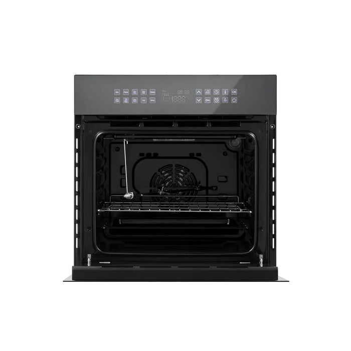 Empava 24" Single Electric Wall Oven in Silver Glass - 2.3 cu. ft, EMPV-24WOC17 Empava
