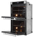 Empava 30" Double Electric Wall Oven with Air Fry - 5 cu.ft, EMPV-30WO05 Empava