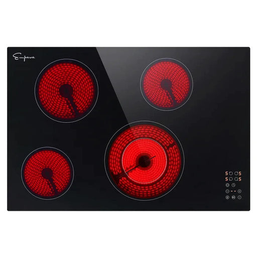 Empava 30" Electric Smooth Surface Radiant Cooktop with 4 Elements, EMPV-30REC12 Empava