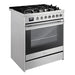 Empava 30" Freestanding Single Oven Gas Range with 4 Burners - 5 cu.ft, EMPV-30GR06 Empava