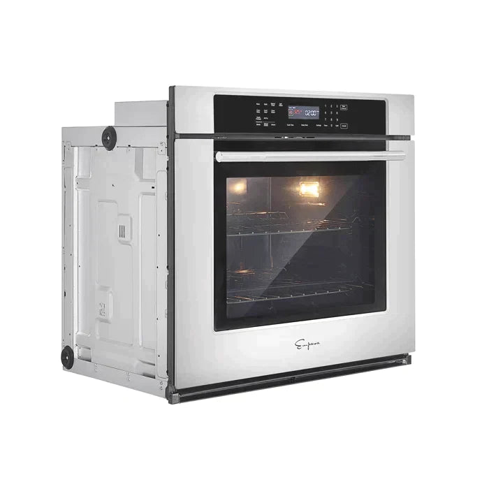 Empava 3-Appliance Package - Empava 30" Air Fry Electric Oven, Empava 30" Cooktop, Empava 30" Convertible Vent Wall Mount Range Hood, AP-EMPV-30WO04-3 Empava