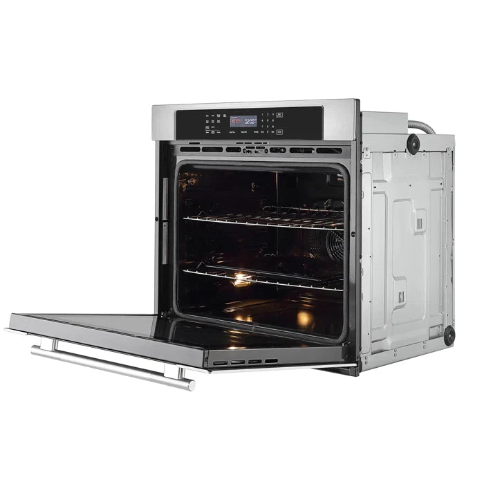 Empava 3-Appliance Package - Empava 30" Air Fry Electric Oven, Empava 30" Cooktop, Empava 30" Wall Mount Range Hood, AP-EMPV-30WO04 Empava
