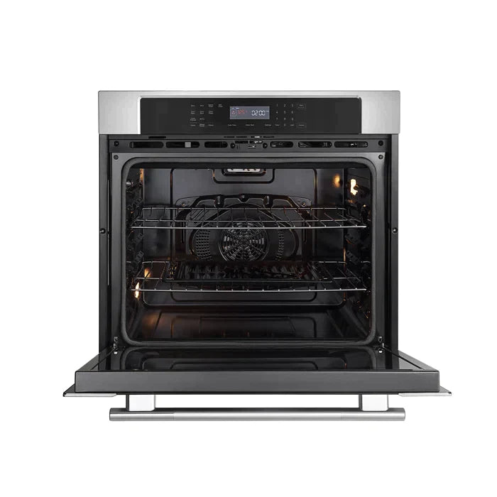 Empava 3-Appliance Package - Empava 30" Air Fry Electric Oven, Empava 30" Cooktop, Empava 30" Convertible Vent Wall Mount Range Hood, AP-EMPV-30WO04-3 Empava
