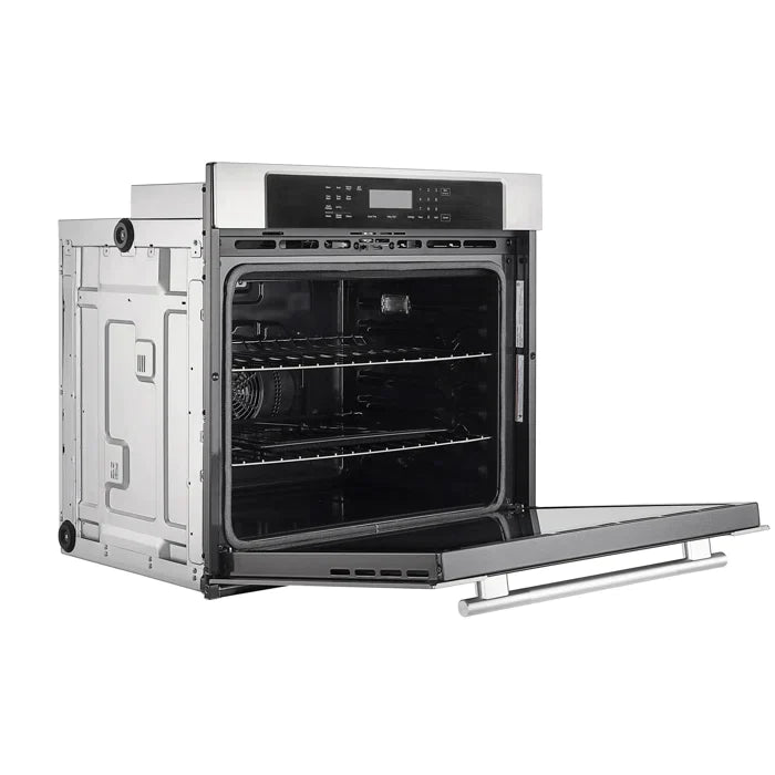 Empava 3-Appliance Package - Empava 30" Air Fry Electric Oven, Empava 30" Cooktop, Empava 30" Convertible Vent Wall Mount Range Hood, AP-EMPV-30WO04-3 Empava