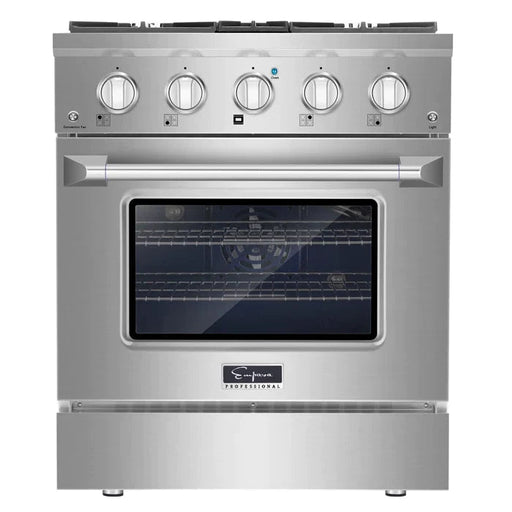 Empava 30" Slide-In Single Oven Natural Gas Range with 4 Burners - 4.2 cu.ft, EMPV-30GR07 Empava