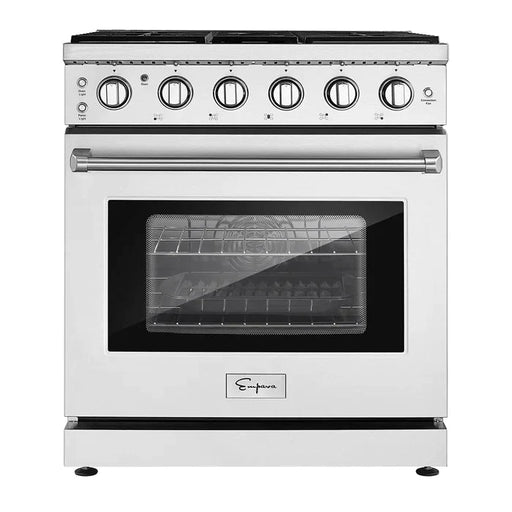 Empava 30" Freestanding Single Oven Natural Gas Range with 5 Burners- 4.5 cu.ft, EMPV-30GR10 Empava