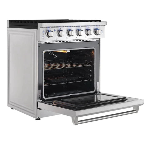 Empava 30" Freestanding Single Oven Natural Gas Range with 5 Burners- 4.5 cu.ft, EMPV-30GR10 Empava