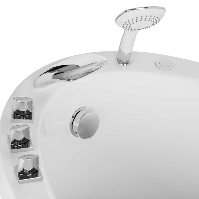 Empava 48" Freestanding Air Massage Japanese-Style Bathtub with Reversible Drain (EMPV-48JT011) Empava