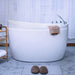 Empava 48" Freestanding Air Massage Japanese-Style Bathtub with Reversible Drain (EMPV-48JT011) Empava