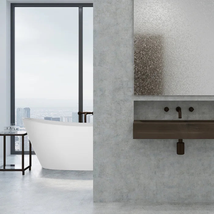 Empava 59" Freestanding Soaking Bathtub with LED Lights (EMPV-59FT1518LED) Empava