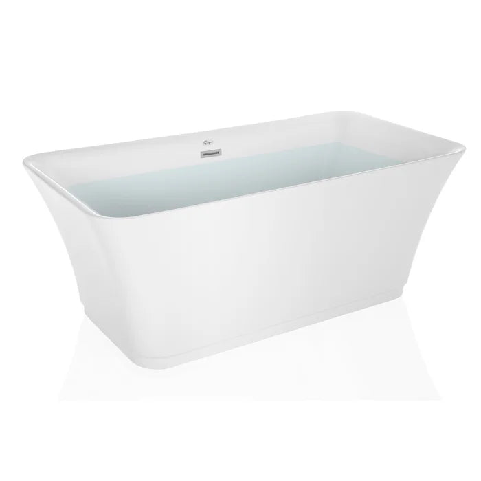 Empava 59" Freestanding Soaking Bathtub, EMPV-59FT1511 Empava