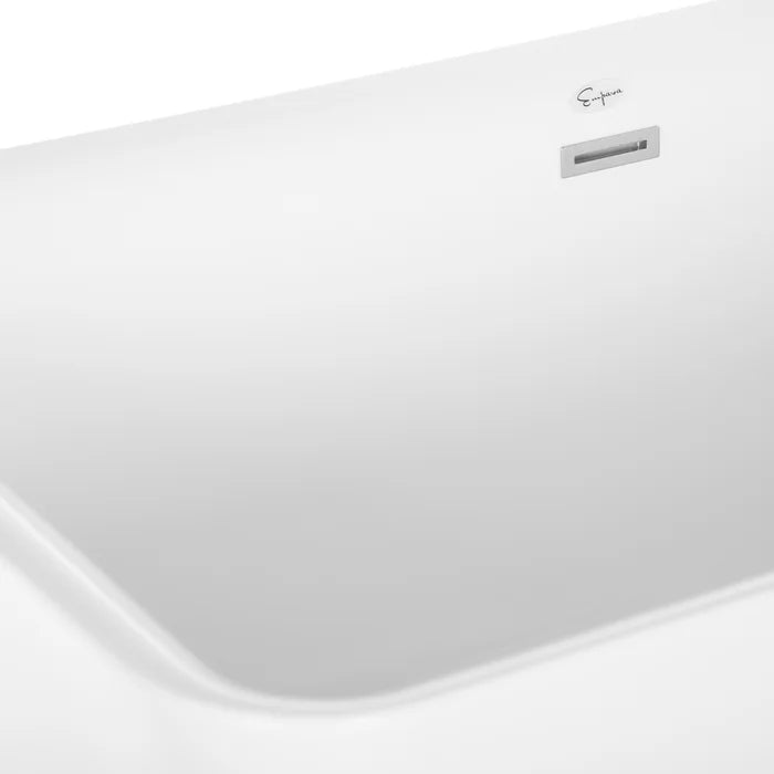 Empava 59" Freestanding Soaking Bathtub, EMPV-59FT1511 Empava