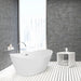 Empava 59" Freestanding Soaking Bathtub, EMPV-59FT1518 Empava