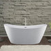 Empava 59" Freestanding Soaking Bathtub, EMPV-59FT1518 Empava