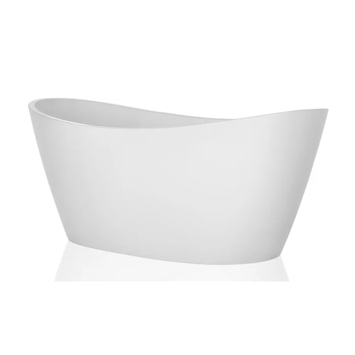 Empava 59" Freestanding Soaking Bathtub, EMPV-59FT1518 Empava