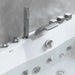 Empava 59" Modern Alcove Whirlpool Bathtub with Center Drain and LED Lights, EMPV-59JT408LED Empava