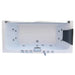 Empava 59" Modern Alcove Whirlpool Bathtub with Center Drain and LED Lights, EMPV-59JT408LED Empava