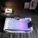 Empava 59" Modern Alcove Whirlpool Bathtub with Center Drain and LED Lights, EMPV-59JT408LED Empava