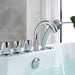 Empava 67" Freestanding Whirlpool Bathtub with Faucet, EMPV-67AIS01 Empava