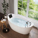 Empava 67" Freestanding Whirlpool Acrylic Bathtub with Faucet, EMPV-67AIS02 Empava