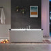 Empava 67" Freestanding Whirlpool Acrylic Bathtub with Faucet, EMPV-67AIS03 Empava