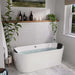 Empava 67" Freestanding Whirlpool Bathtub with Faucet, EMPV-67AIS07 Empava
