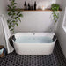 Empava 67" Freestanding Whirlpool Bathtub with Faucet, EMPV-67AIS07 Empava