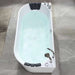Empava 67" Freestanding Whirlpool Bathtub with Faucet, EMPV-67AIS07 Empava