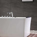Empava 67" Freestanding Flat Bottom Whirlpool Bathtub with Faucet, EMPV-67AIS16 Empava