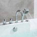 Empava 67" Freestanding Flat Bottom Whirlpool Bathtub with Faucet, EMPV-67AIS16 Empava