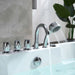 Empava 67" Freestanding Oval Whirlpool Bathtub with Faucet, EMPV-67AIS17 Empava