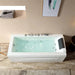 Empava 67" Modern Alcove Combination Massage Thermostatic LED Bathtub with Left Drain, EMPV-67JT351LED Empava