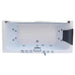 Empava 67" Modern Alcove Whirlpool Bathtub with Center Drain and LED Lights, EMPV-67JT408LED Empava