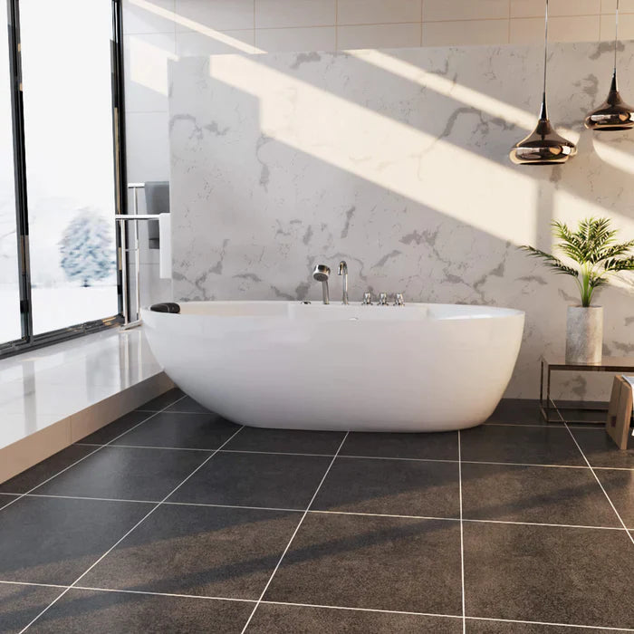 Empava 71" Freestanding Oval Whirlpool Bathtub with Faucet, EMPV-71AIS14 Empava