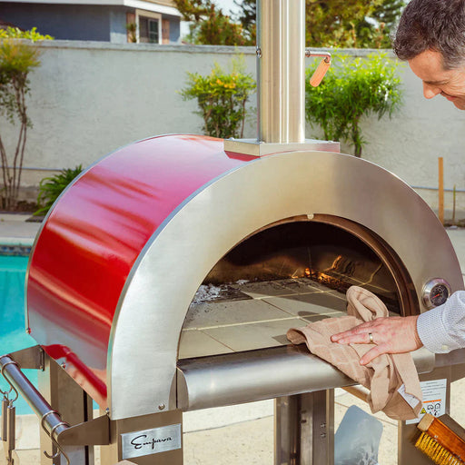 Empava Outdoor Wood Fired Pizza Oven in Italian Red, EMPV-PG06 Empava