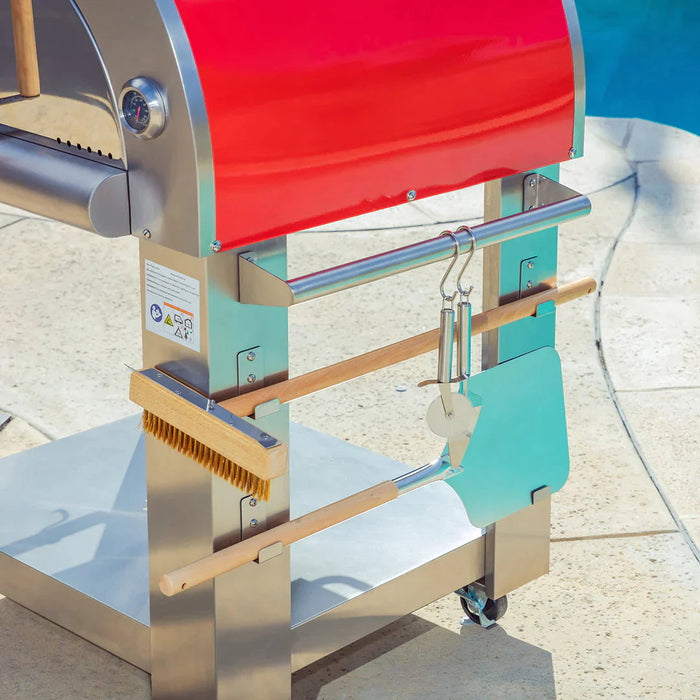 Empava Outdoor Wood Fired Pizza Oven in Italian Red, EMPV-PG06 Empava