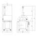 Empava Outdoor Wood Fired Pizza Oven in Stainless Steel, EMPV-PG01 Empava