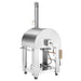 Empava Outdoor Wood Fired and Gas Pizza Oven in Stainless Steel, EMPV-PG03 Empava
