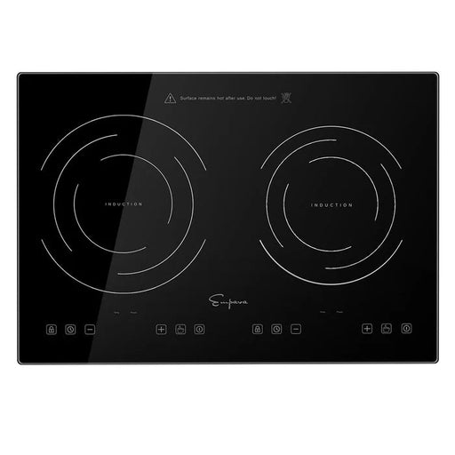 Empava 12" Built-In Induction Cooktop with 2 Elements, EMPV-IDC12B2 Empava