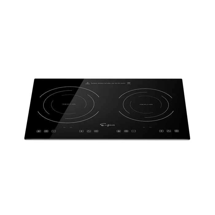 Empava 12" Built-In Induction Cooktop with 2 Elements, EMPV-IDC12B2 Empava
