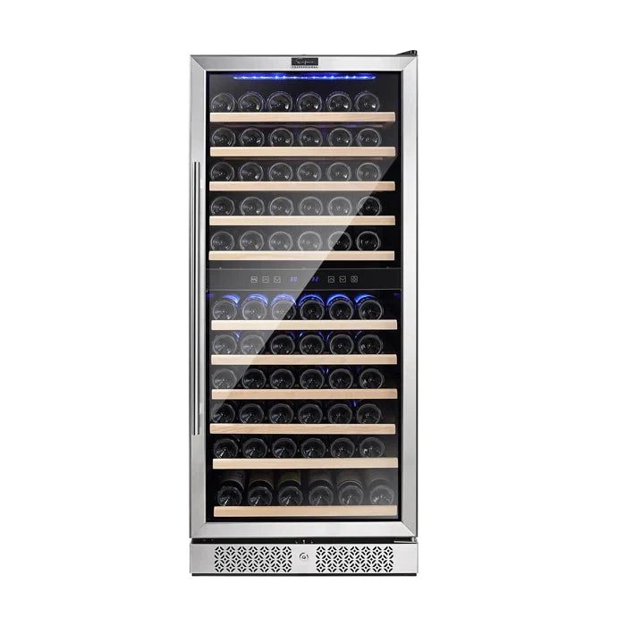 Empava 24" 116 Bottle Dual Zone Wine Cooler, EMPV-WC06D Empava