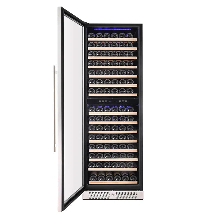 Empava 24" 160 Bottle Dual Zone Wine Cooler, EMPV-WC08D Empava