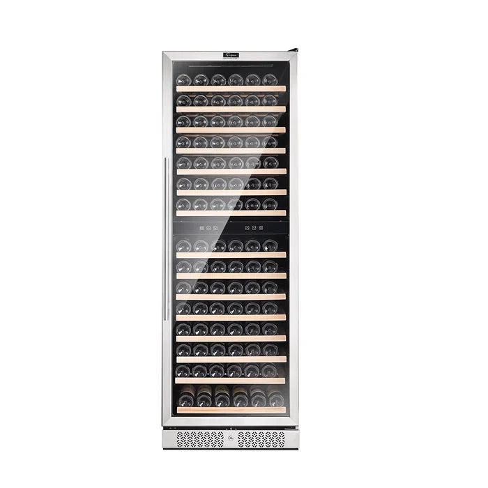 Empava 24" 160 Bottle Dual Zone Wine Cooler, EMPV-WC08D Empava