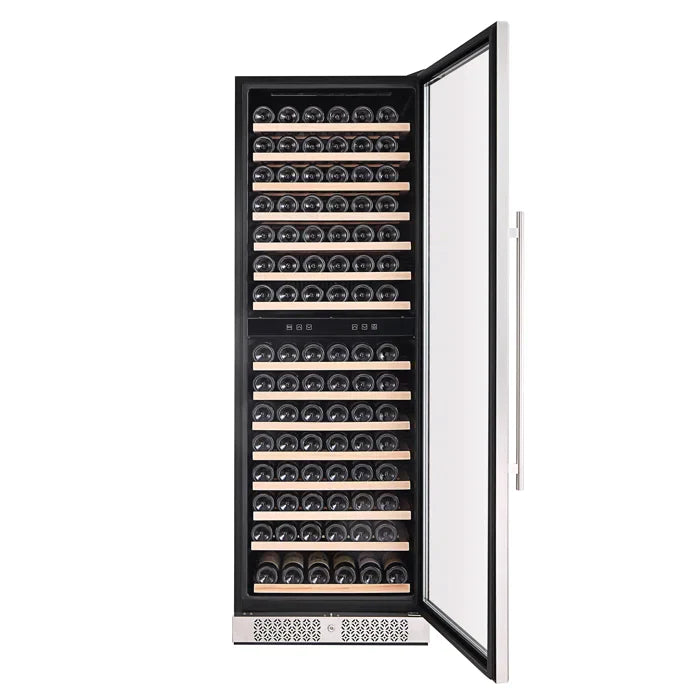 Empava 24" 160 Bottle Dual Zone Wine Cooler, EMPV-WC08D Empava