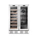 Empava 24" 20 Bottle and 78 Can Dual Zone Wine Cooler & Beverage Fridge, EMPV-BR03D Empava
