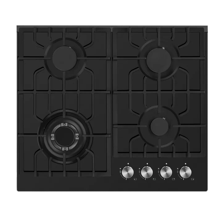 Empava 24" Built-In Cooktop with 4 Gas Burners in Black, EMPV-24GC28 Empava