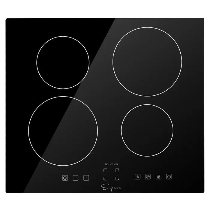 Empava 24" Built-In Induction Cooktop with 4 Elements, EMPV-IDC24 Empava