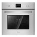 Empava 3-Appliance Package - Empava 24" Propane Gas Oven, Empava 30" Cooktop, Empava 30" Wall Mount Range Hood, AP-EMPV-24WO11L Empava