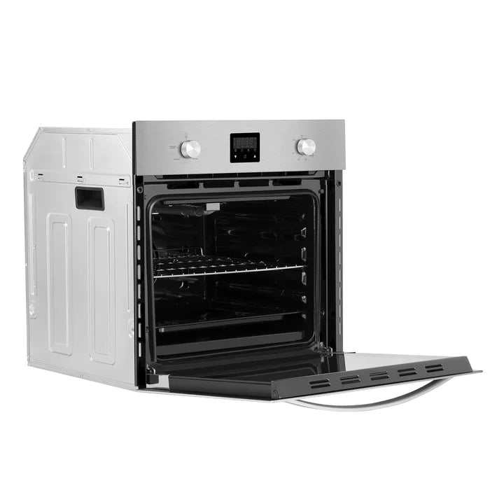 Empava 3-Appliance Package - Empava 24" Natural Gas Oven, Empava 30" Cooktop, Empava 30" Convertible Vent Wall Mount Range Hood, AP-EMPV-24WO09-3 Empava