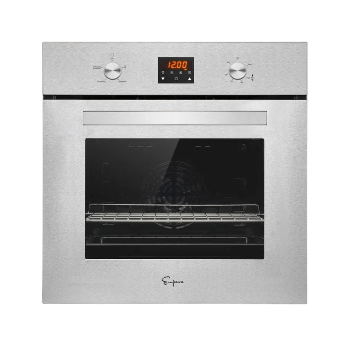 Empava 3-Appliance Package - Empava 24" Natural Gas Oven, Empava 30" Cooktop, Empava 30" Convertible Vent Wall Mount Range Hood, AP-EMPV-24WO09-3 Empava